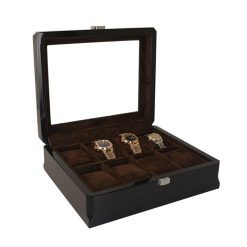 boite rangement montre homme bois